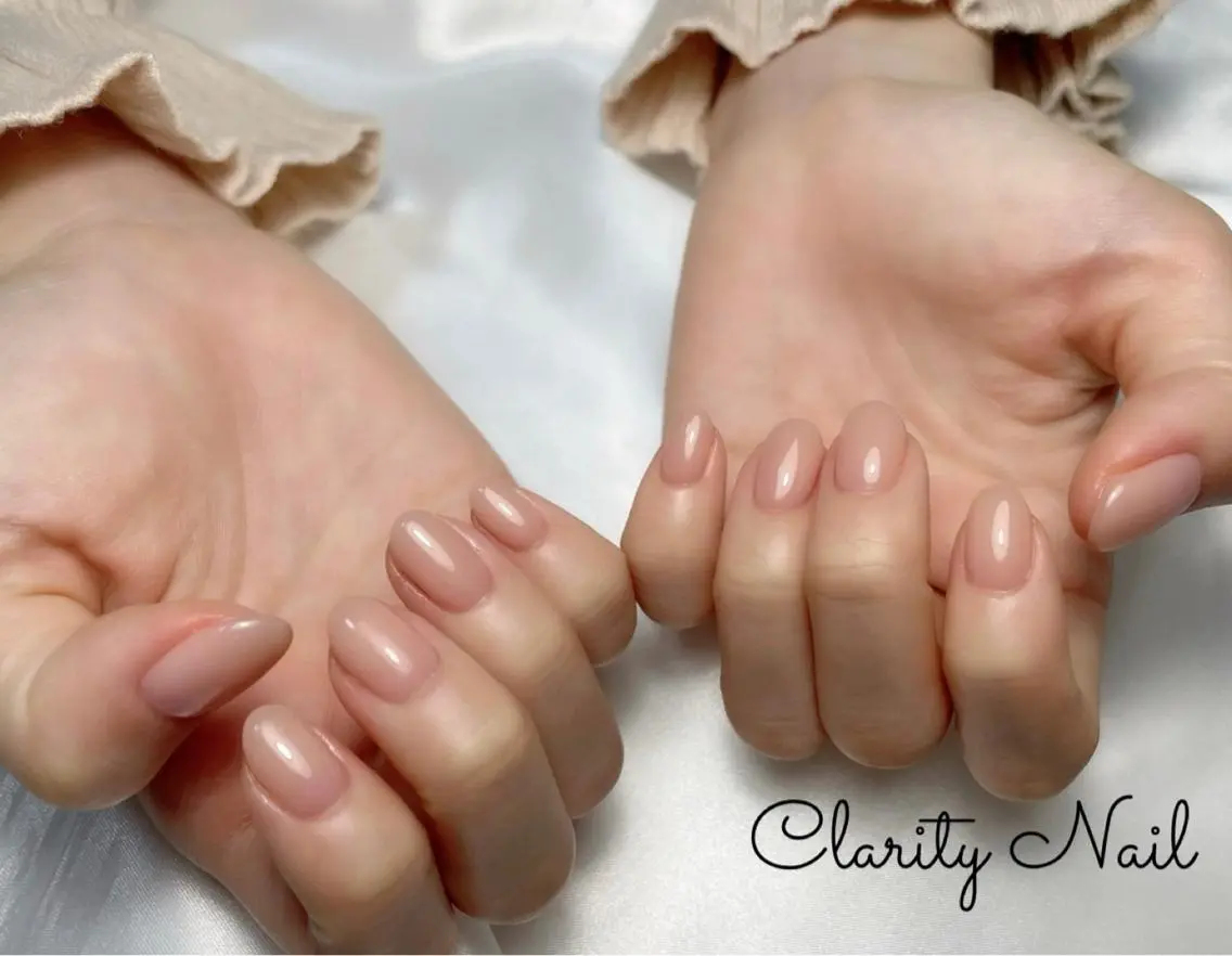 ネイル ワンカラーネイル ハンドネイル Clarity Nailのネイルデザイン