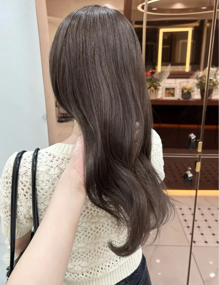 ミディアム カラー ヘアアレンジ メンズ 透明感×艶髪 🫒maki🎀のヘアスタイル
