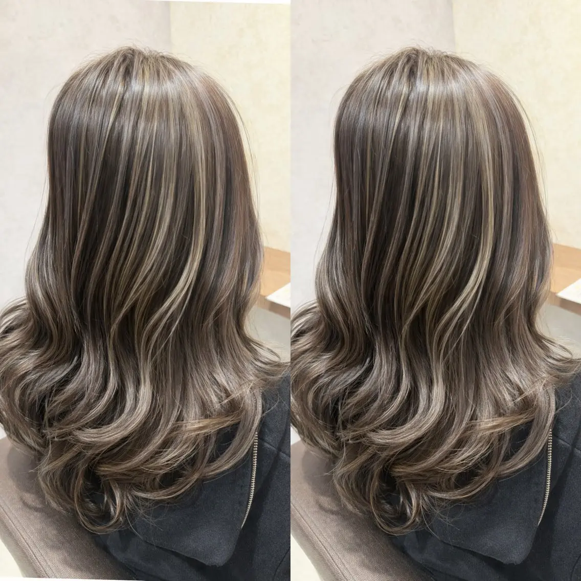 セミロング ハイライト 髪質改善 🆕TRUTH千葉店 店長Yuのヘアスタイル