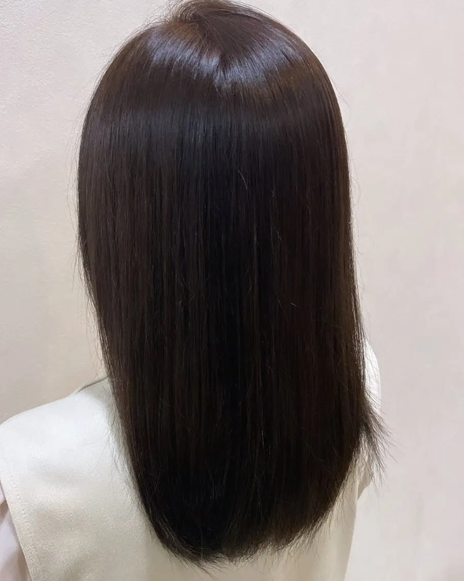 セミロング カラー 中野 一哉のヘアスタイル