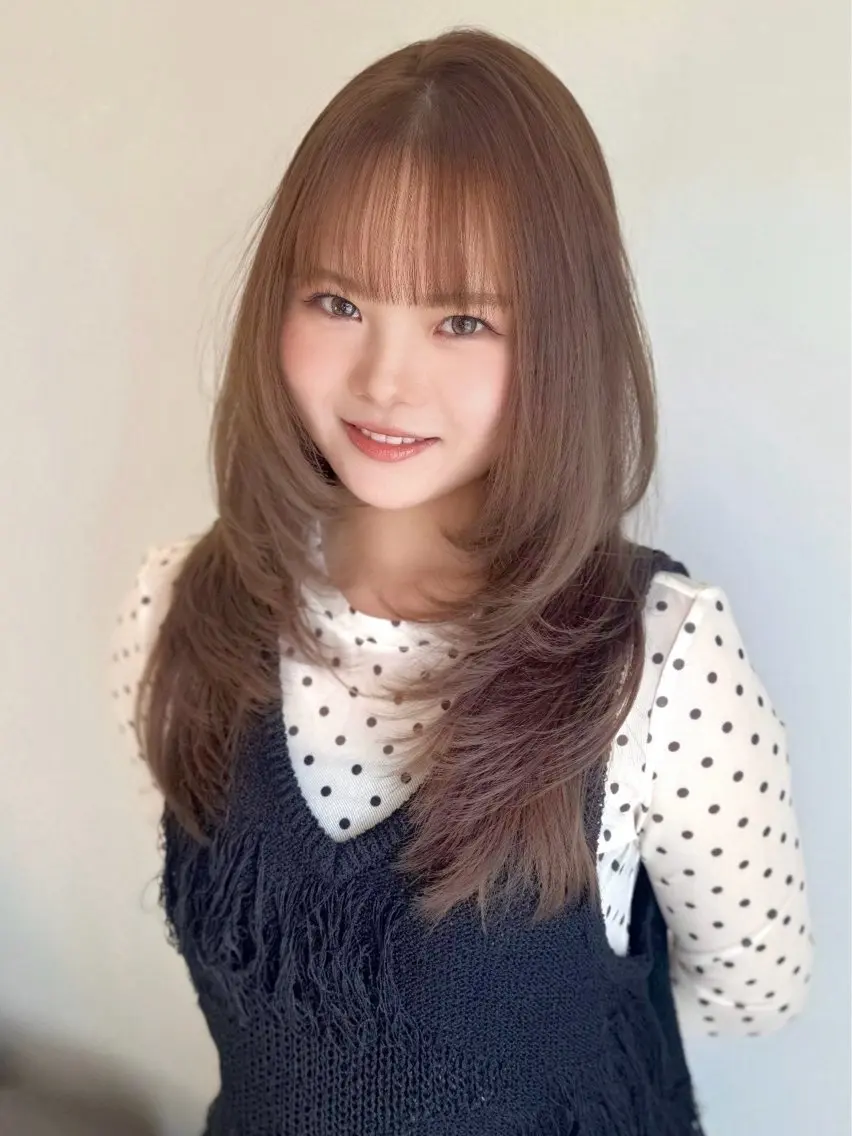 セミロング 🫧はるか🫧 透明感・髪質改善のヘアスタイル