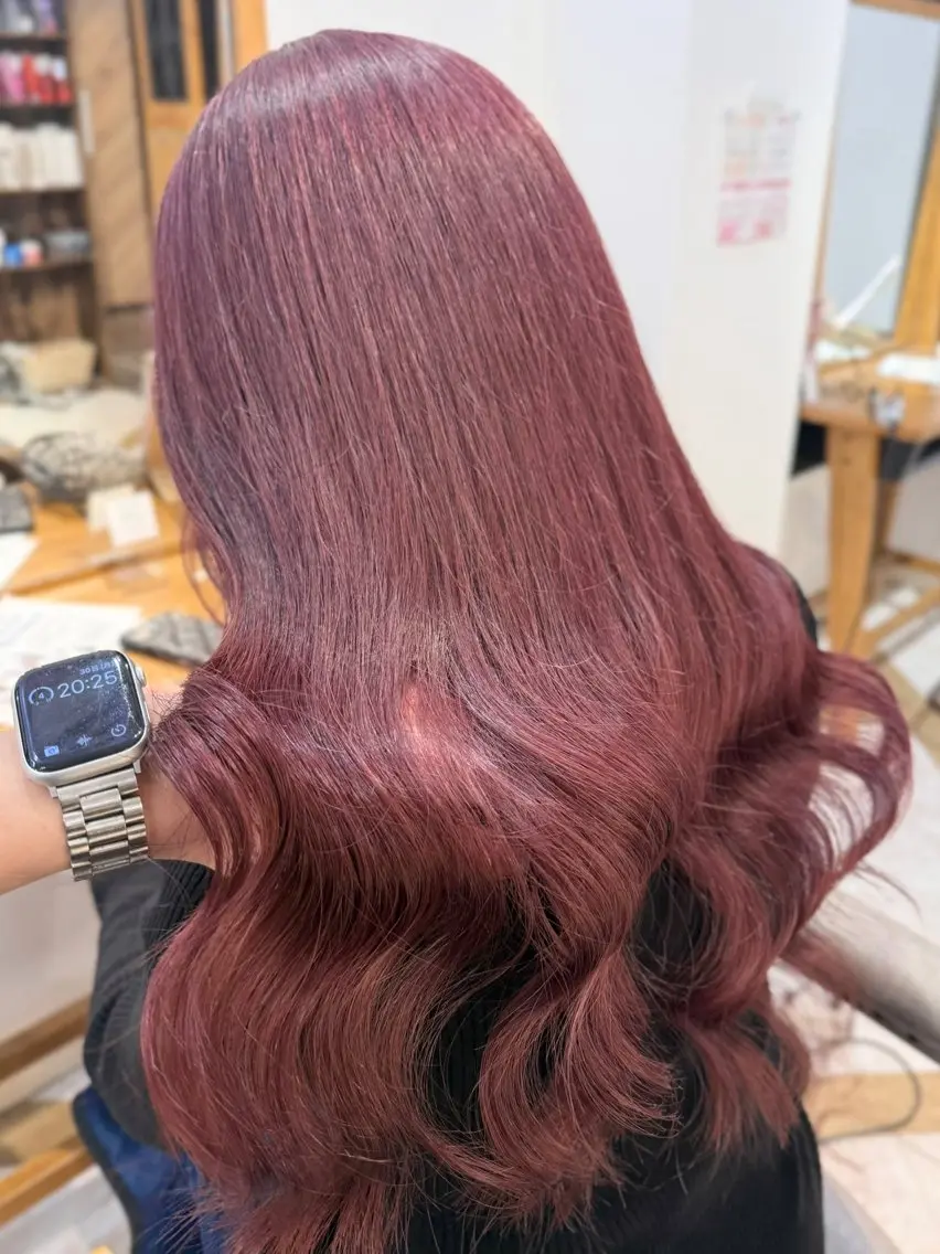 セミロング ヘアカラー 倉林隆一/艶髪🌸 透明感/髪質改善のヘアスタイル