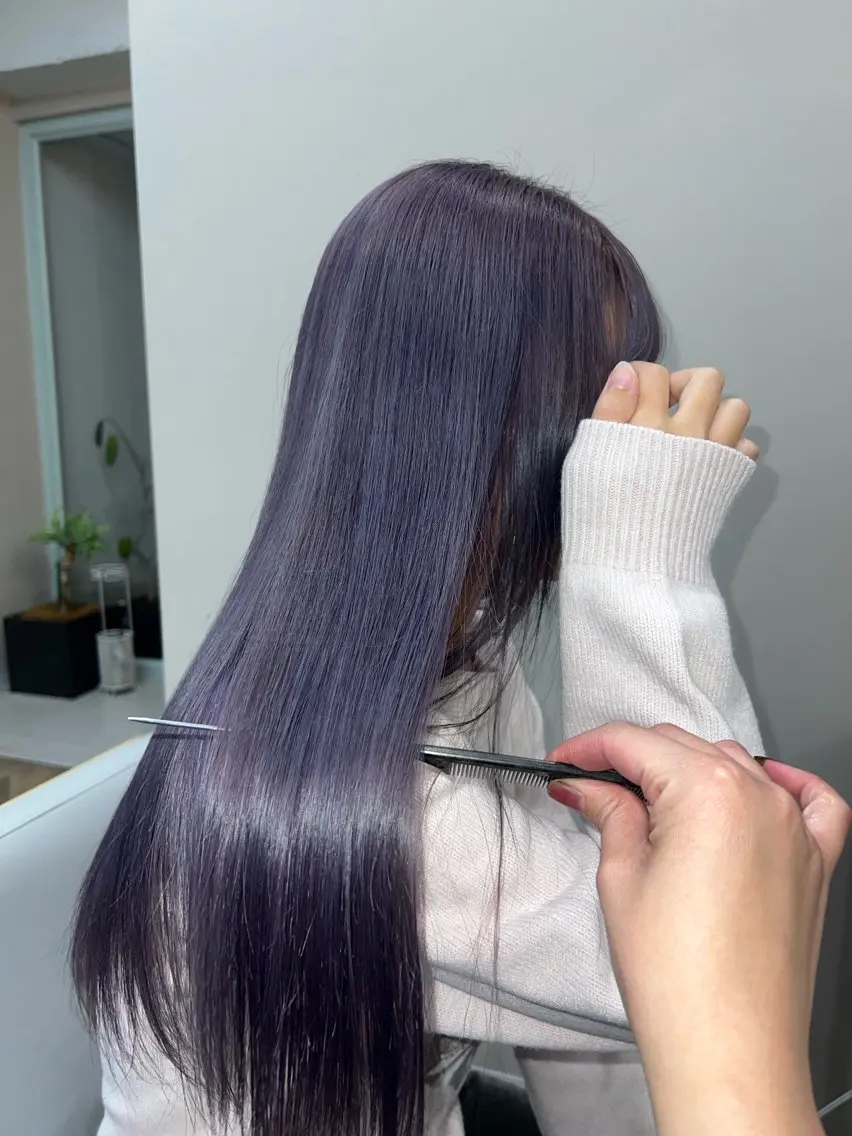 🎨【1color+treatmentメニュー】🎨ブリーチなしでカラーしたい時はこちらの写真