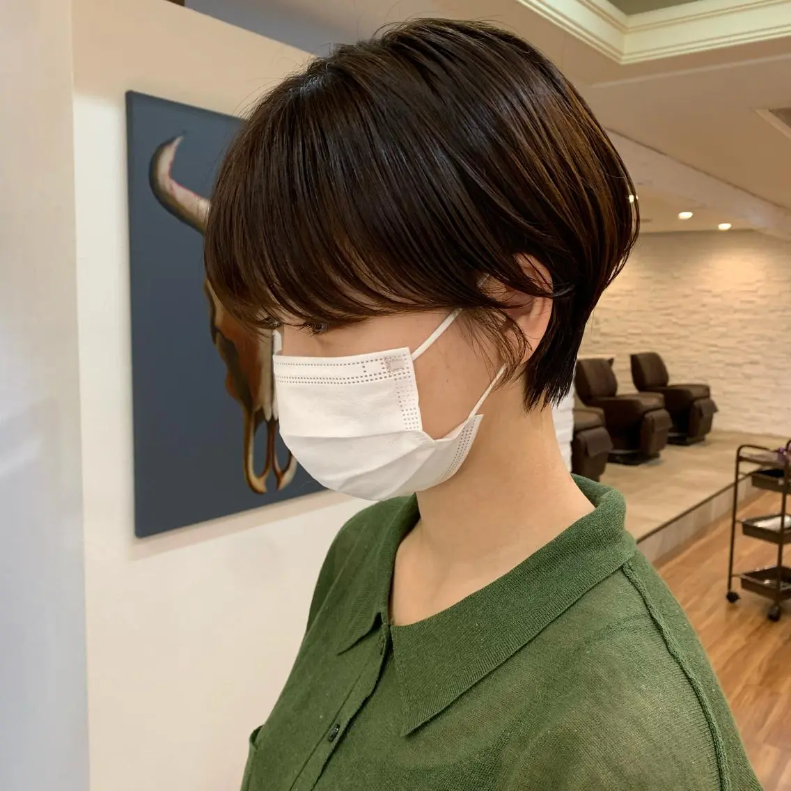 ショート ショートヘア 【韓国風くびれヘア】 joule小木曽輝のヘアスタイル