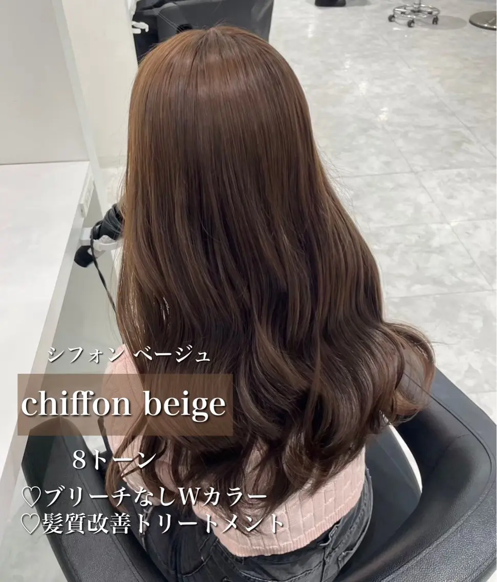 カラー 🤍ブリーチなし ブラウンhimi🤍のヘアスタイル