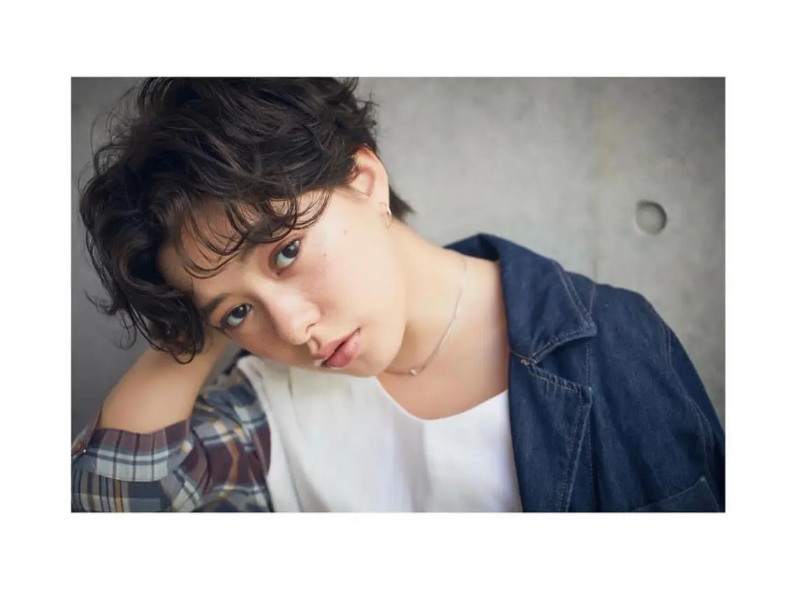 ショート カラー パーマ 丸の内美容師🌿 兒玉　直のヘアスタイル