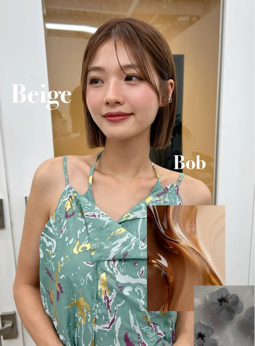 ショート カラー ベージュカラー ボブ カット ヘアカラー Bys もっと自分を好きにのヘアスタイル