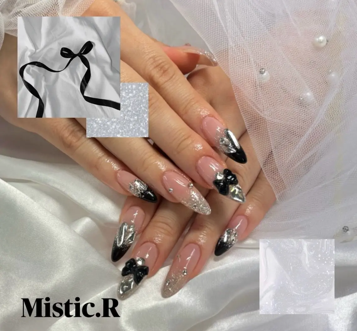 ネイル 韓国ネイル ワンホンネイル ハンドネイル 🫧Mistic.R 西山🫧のネイルデザイン