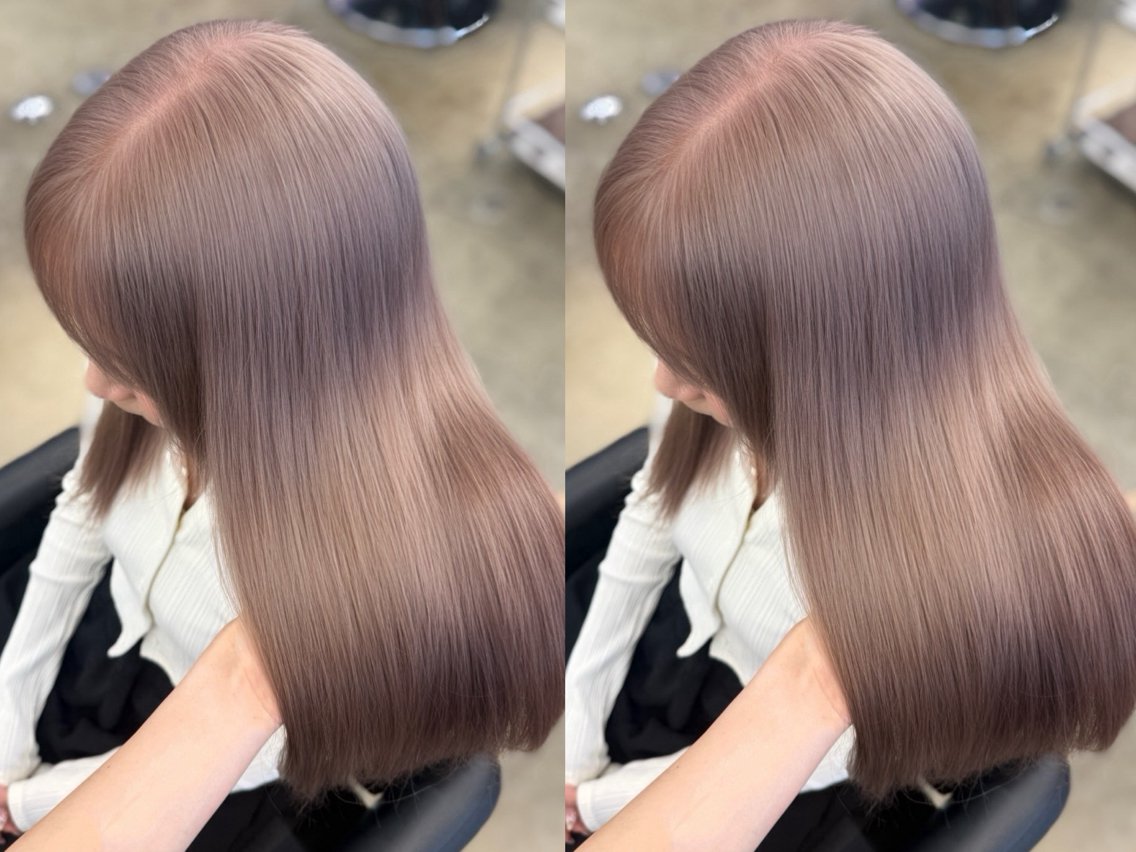 ロング カラー ヘアカラー PELEりーこ💞 透明感/ハイトーンのヘアスタイル