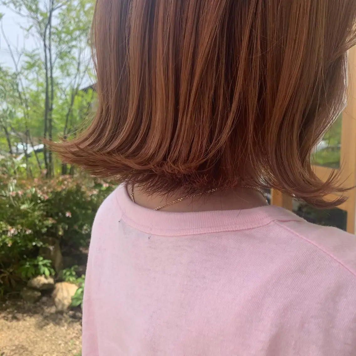 ミディアム ヘアカラー トリートメント 山本 知佳のヘアスタイル