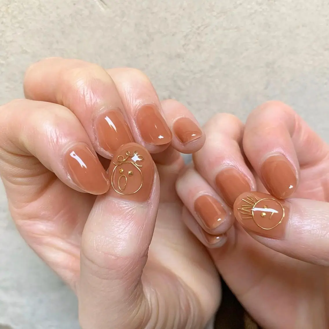 パーマ ネイル M. Shihoのネイルデザイン