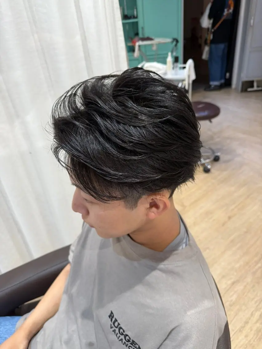 ショート パーマ カット パーマ 【似合わせ】 藤原 拓徒のヘアスタイル