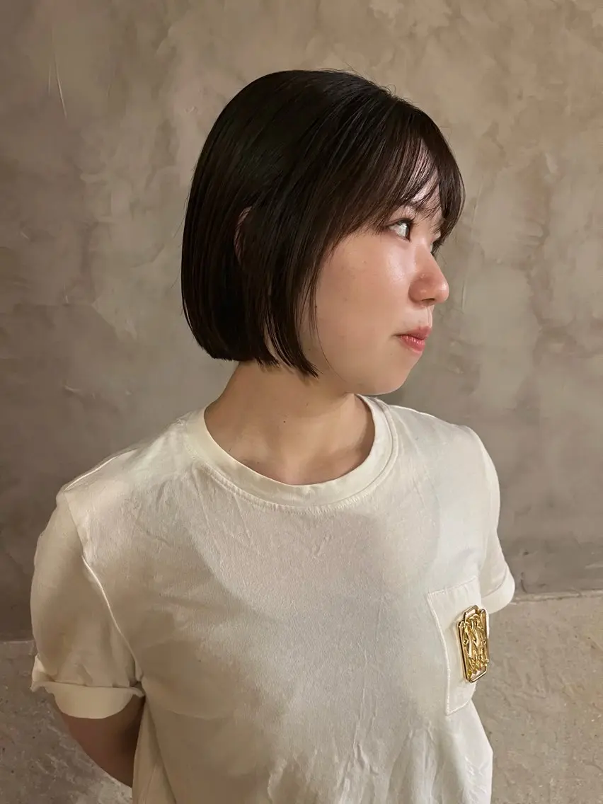 ショート ボブ くるみ🩰/ボブ レイヤー/暖色カラーのヘアスタイル