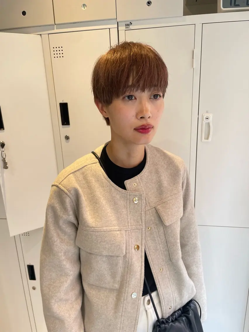 ショート カラー カット ヘアカラー トリートメント 髙橋奈緒子 ⭐︎newi京橋のヘアスタイル