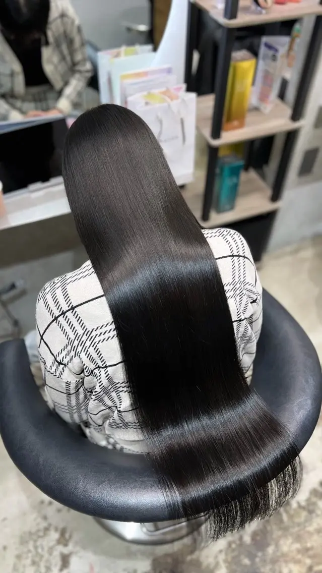 ロング カラー カット ヘアカラー トリートメント ワンホンヘア🇨🇳 髪質改善/itaruのヘアスタイル