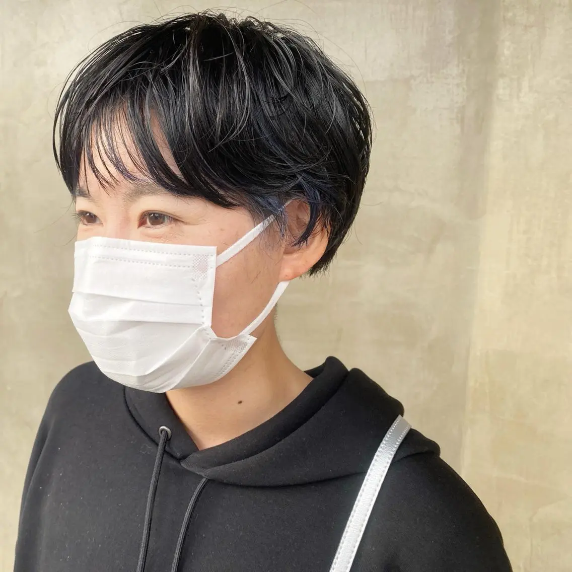 ショート パーマ ハイライト ショートヘア 柔らかカラー🥛 mayucoのヘアスタイル