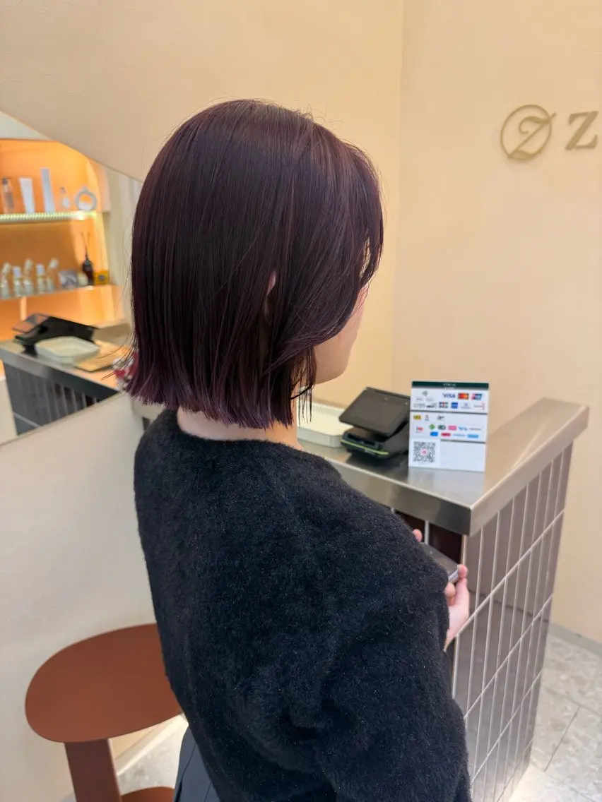 ショート ヘアカラー トリートメント 🧡 TOMO🧡のヘアスタイル