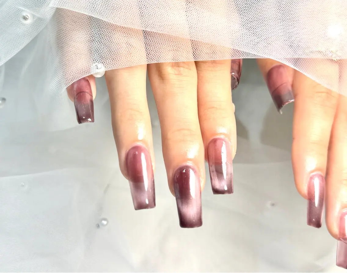 ネイル ロングネイル マグネットネイル スクエアネイル ハンドネイル Reauty Nailのネイルデザイン