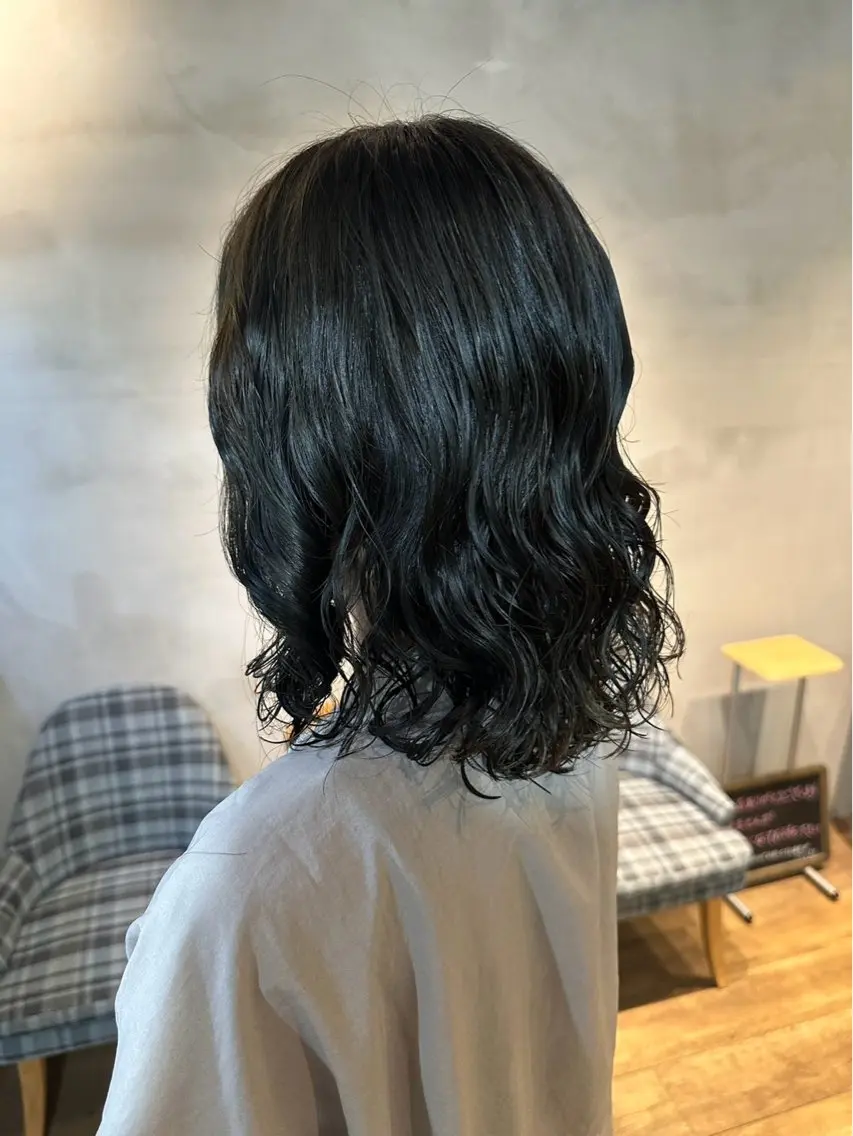 ミディアム パーマ ミディアムパーマ パーマ りおう ✄﻿メンズ✄﻿ボブのヘアスタイル