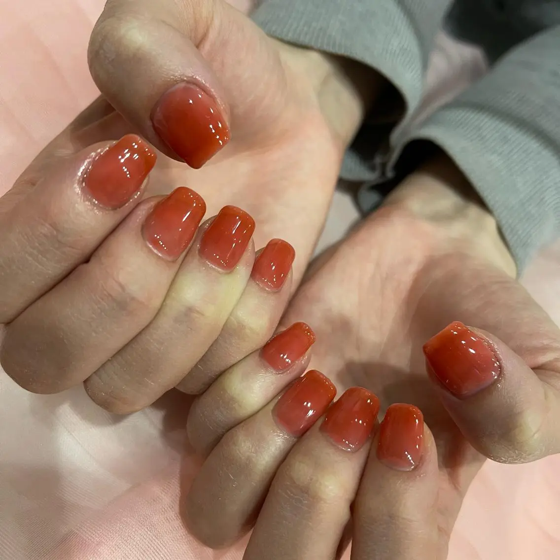 ネイル ワンカラーネイル Wish Nail 恒川のネイルデザイン