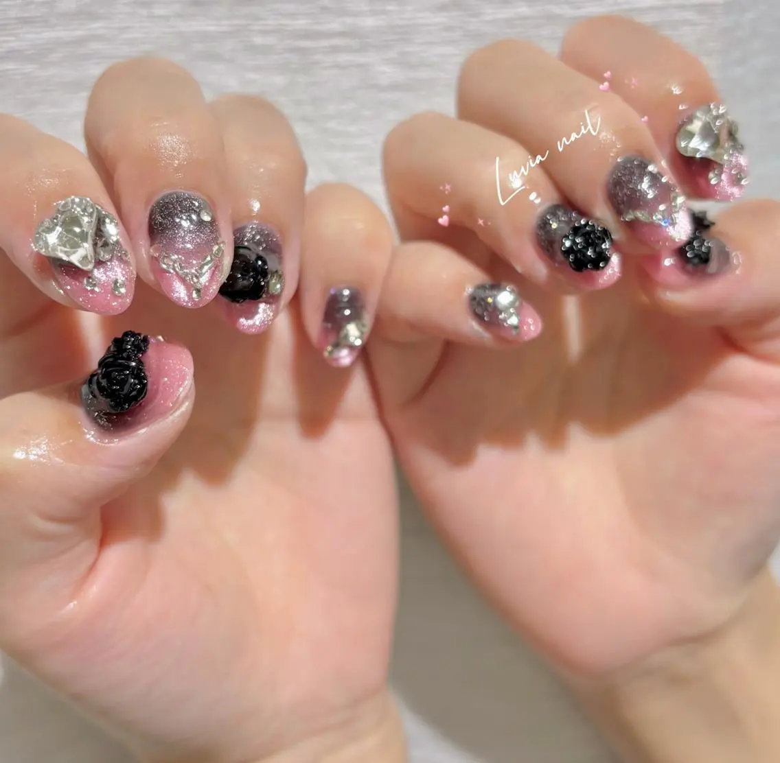 ネイル ハンドネイル 🎀Luvia nail 池袋✨のネイルデザイン