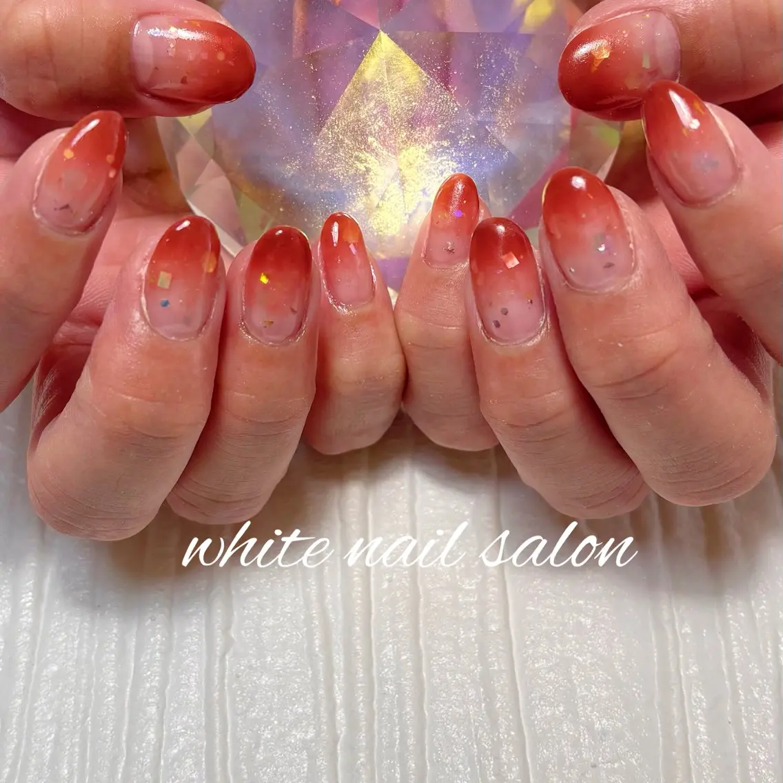 ネイル フットネイル ラメ(グリッター) 持ち込み ハンドネイル white nail salonのネイルデザイン