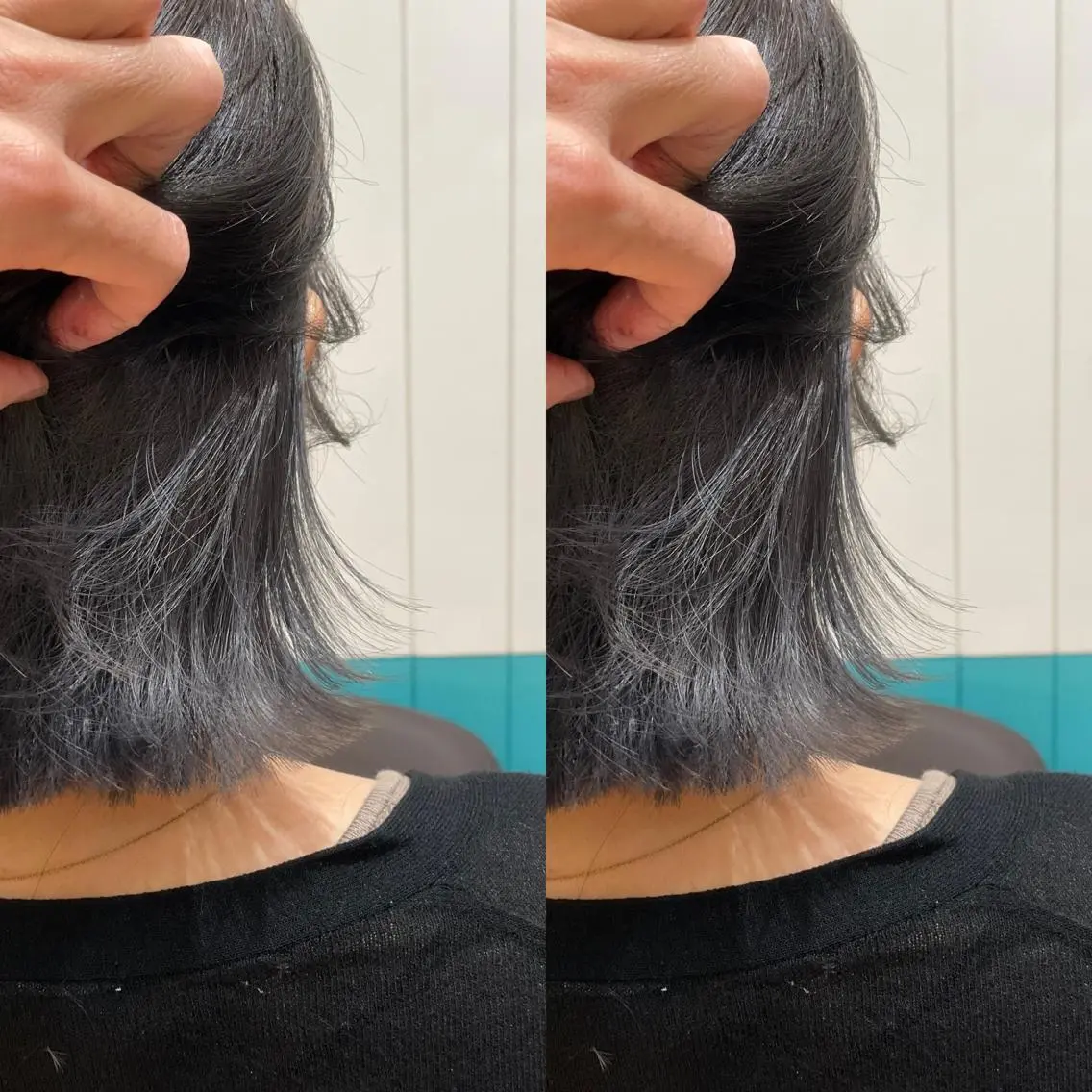ミディアム カラー シルバー Snaly カラー特化ページのヘアスタイル