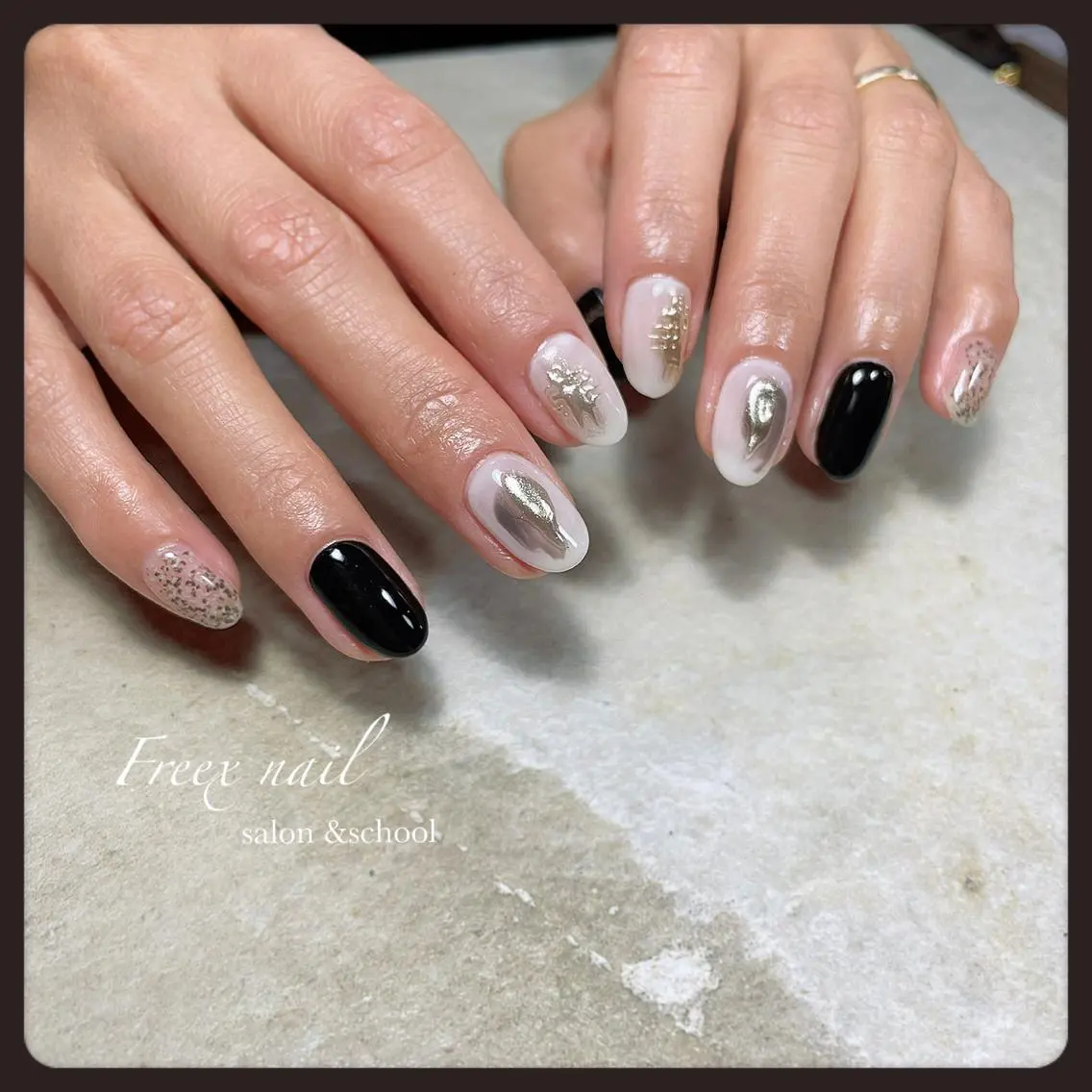 ネイル ハンドネイル ハンドケア freex nail /ニュアンス/個性派のネイルデザイン