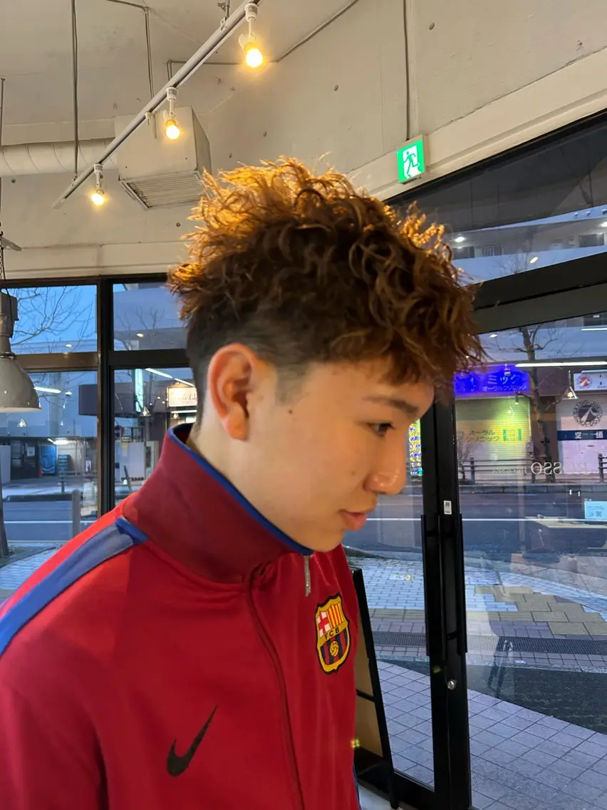 【メンズパーマ】メンズ似合わせカット💇+カーリーパーマ¥6980の写真