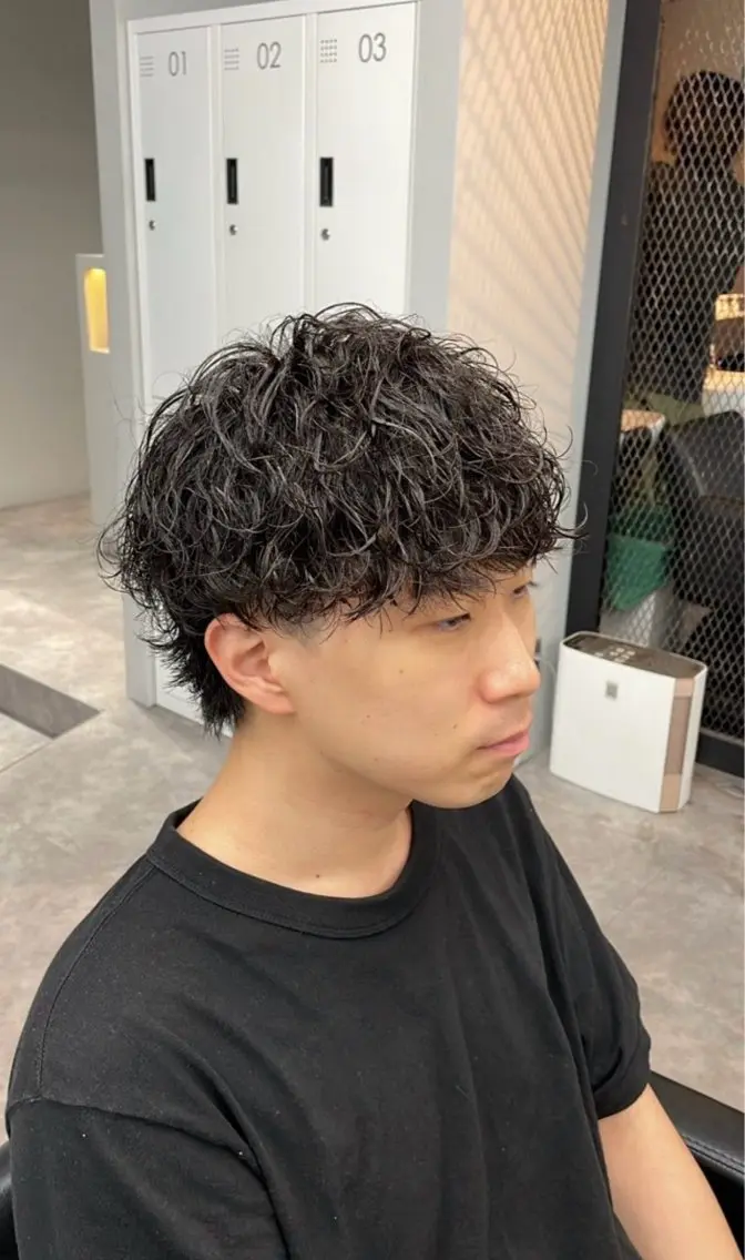 パーマ メンズ ✨北千住No.1✨ カット最安値‼️のヘアスタイル
