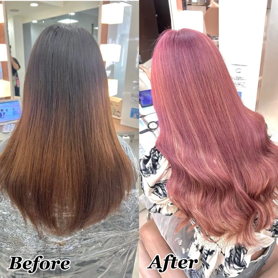エクステ ヘアメ🎀ハイトーン 🩵エクステ🪄しほのヘアスタイル