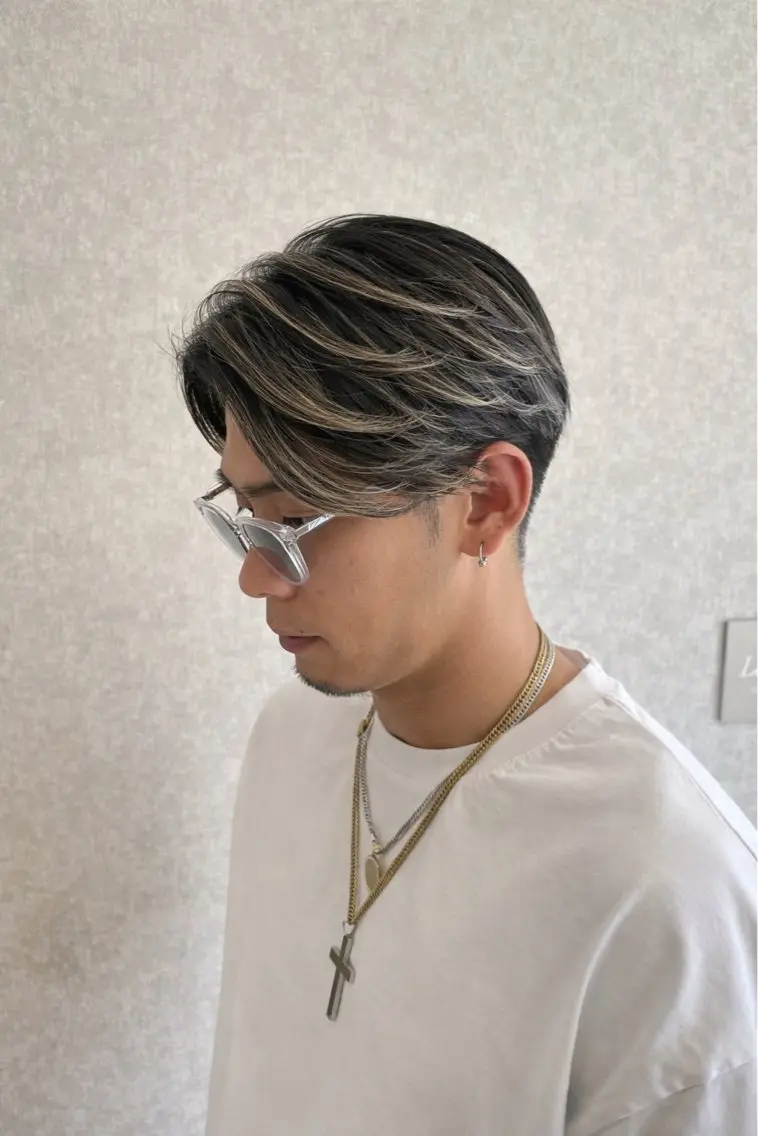 カラー ハイライトカラー ヘアカラー バレイヤージュ特化｜ Takuのヘアスタイル