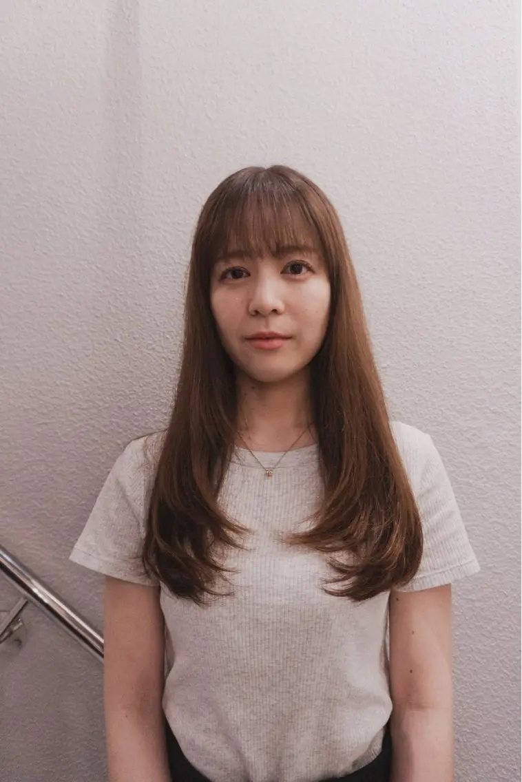 ロング カラー ロングレイヤー ベージュカラー ブラウンカラー レイヤーカット ロング 🌿ボブ パーマ高橋啓太🌿のヘアスタイル
