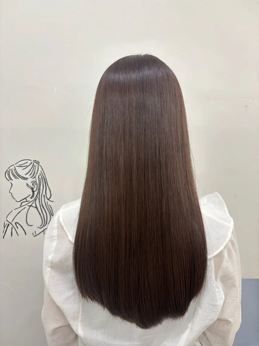 ロング カラー カット ヘアカラー トリートメント 似合わせ美髪ヘア✨ 天王寺．阿倍野🌈のヘアスタイル