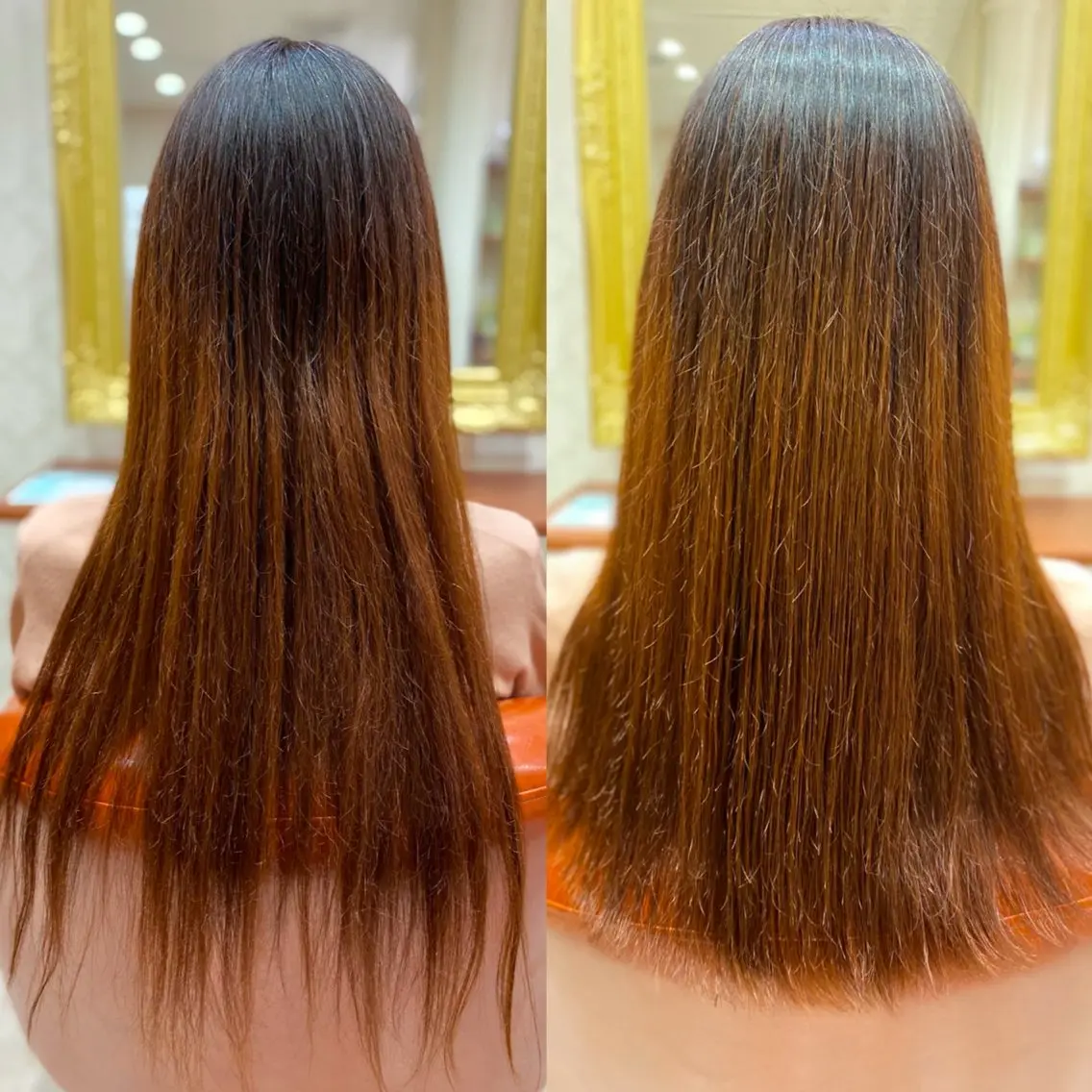 ロング カット エジリ ナナハのヘアスタイル