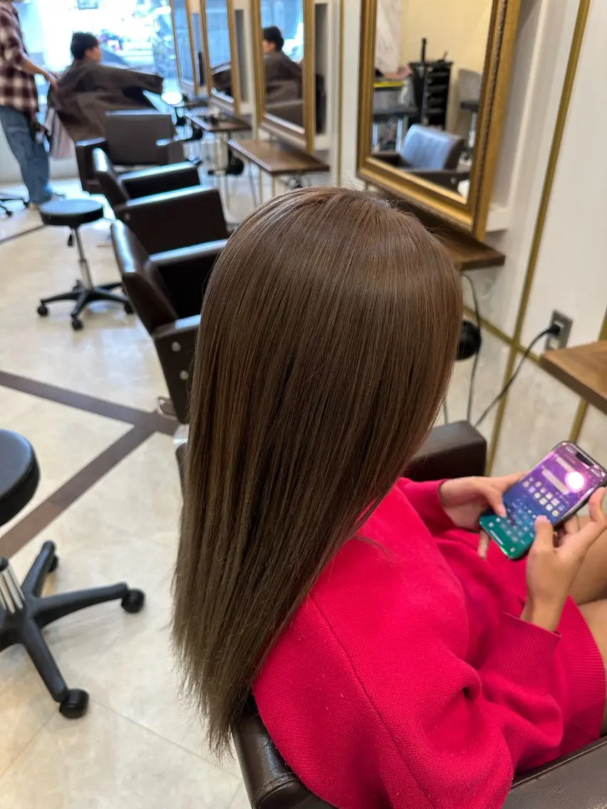 ロング カラー 大日方 祐介のヘアスタイル