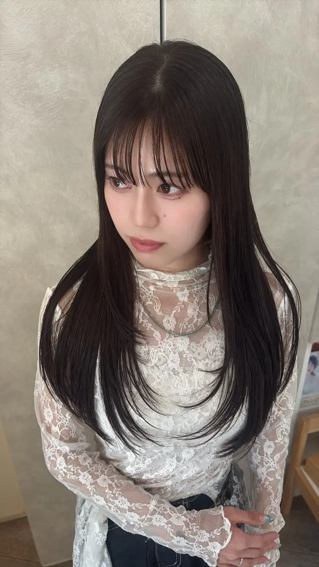 ロング 柳屋 美遥のヘアスタイル