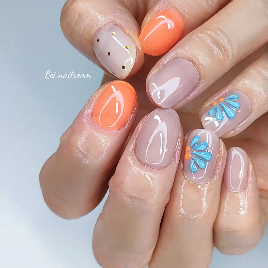 ネイル ぷっくりネイル lei🌼 nailroomのネイルデザイン