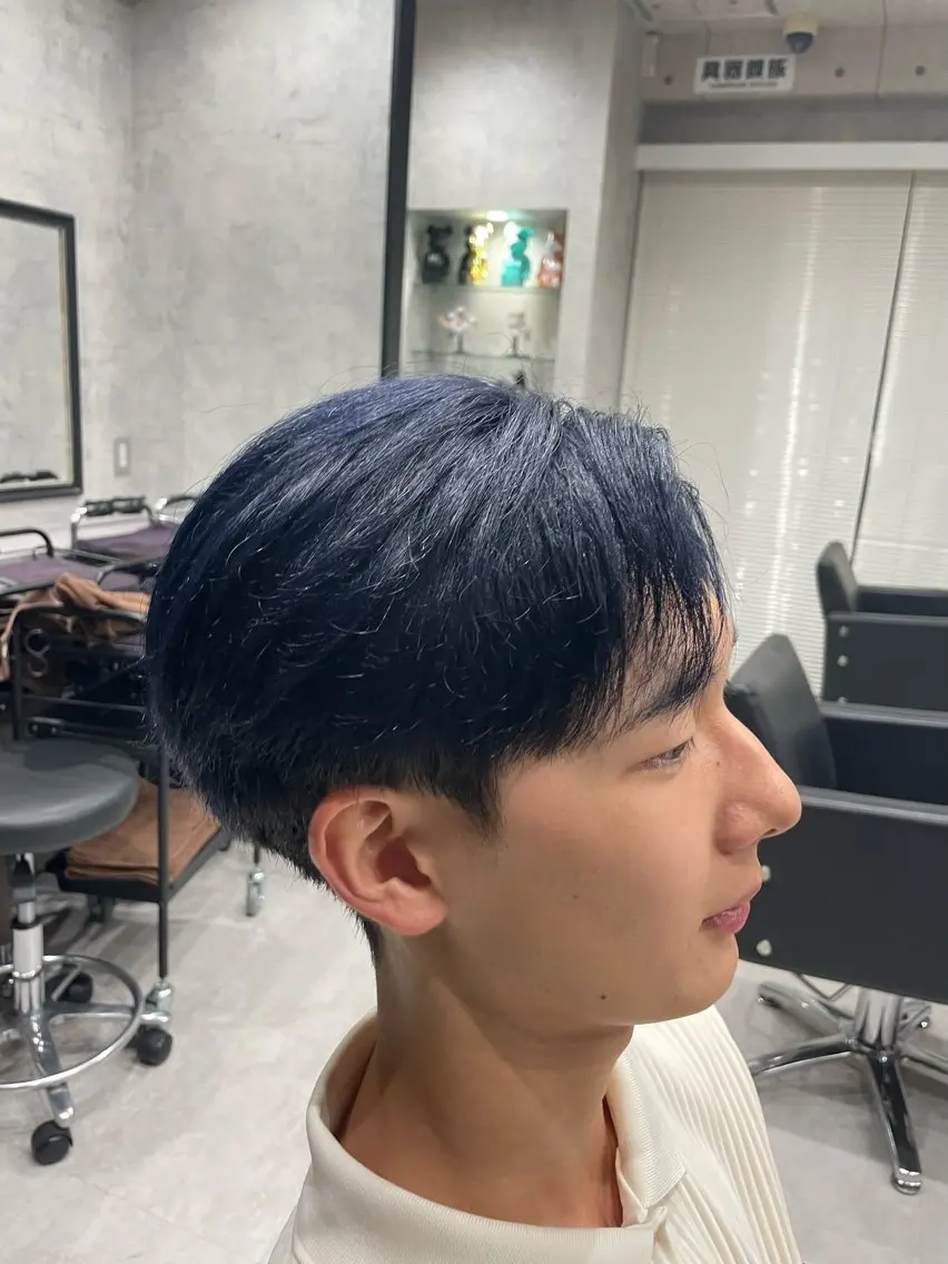 ショート カラー メンズ カット ヘアカラー トリートメント ヘアセット 垢抜けメンズパーマ /颯太のヘアスタイル