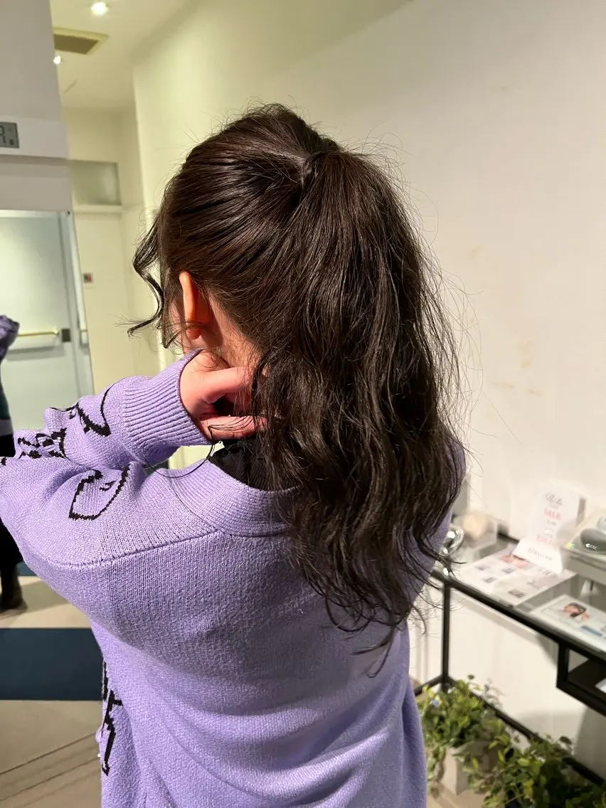 ロング カラー パーマ ムラコシヒカリ lapenseeのヘアスタイル