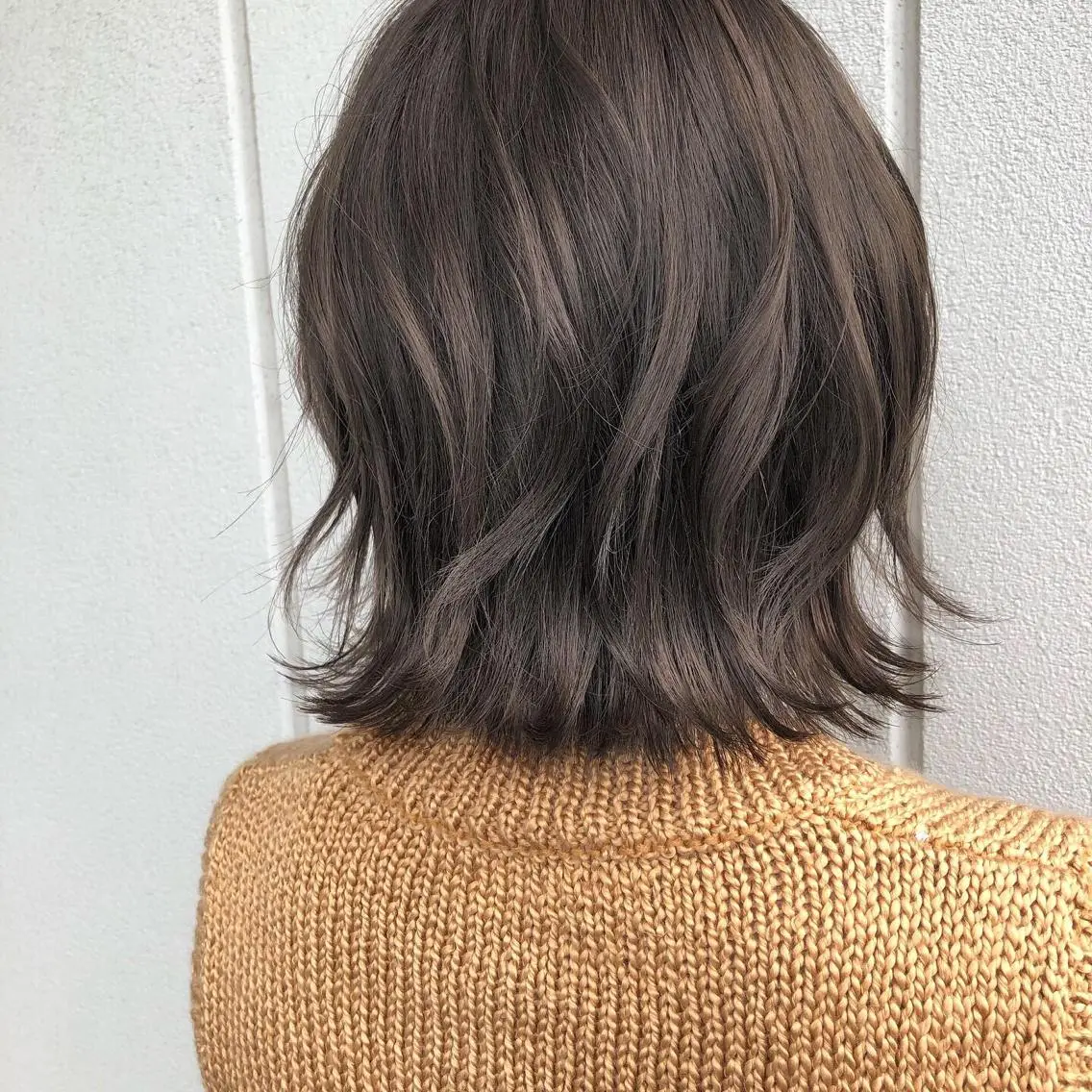 ミディアム 切りっぱなしボブ ボブ 徳本 駿太のヘアスタイル