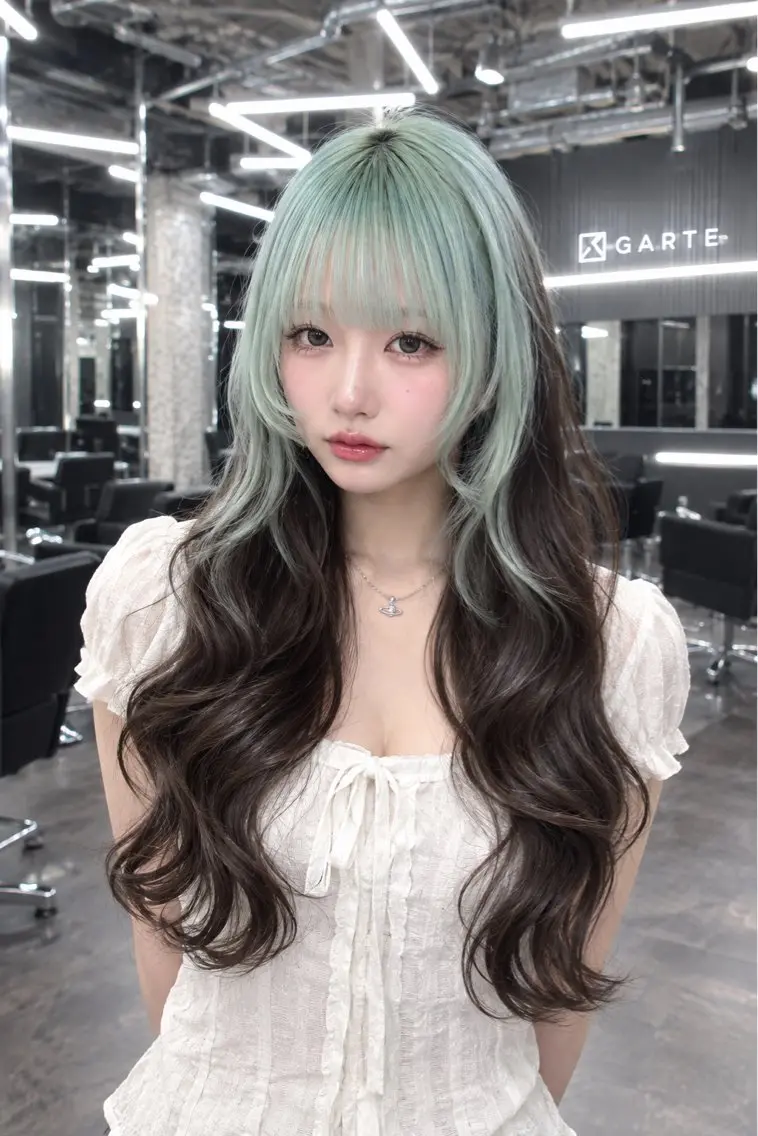 ロング ☆透明感艶カラー /渋谷/代官山のヘアスタイル