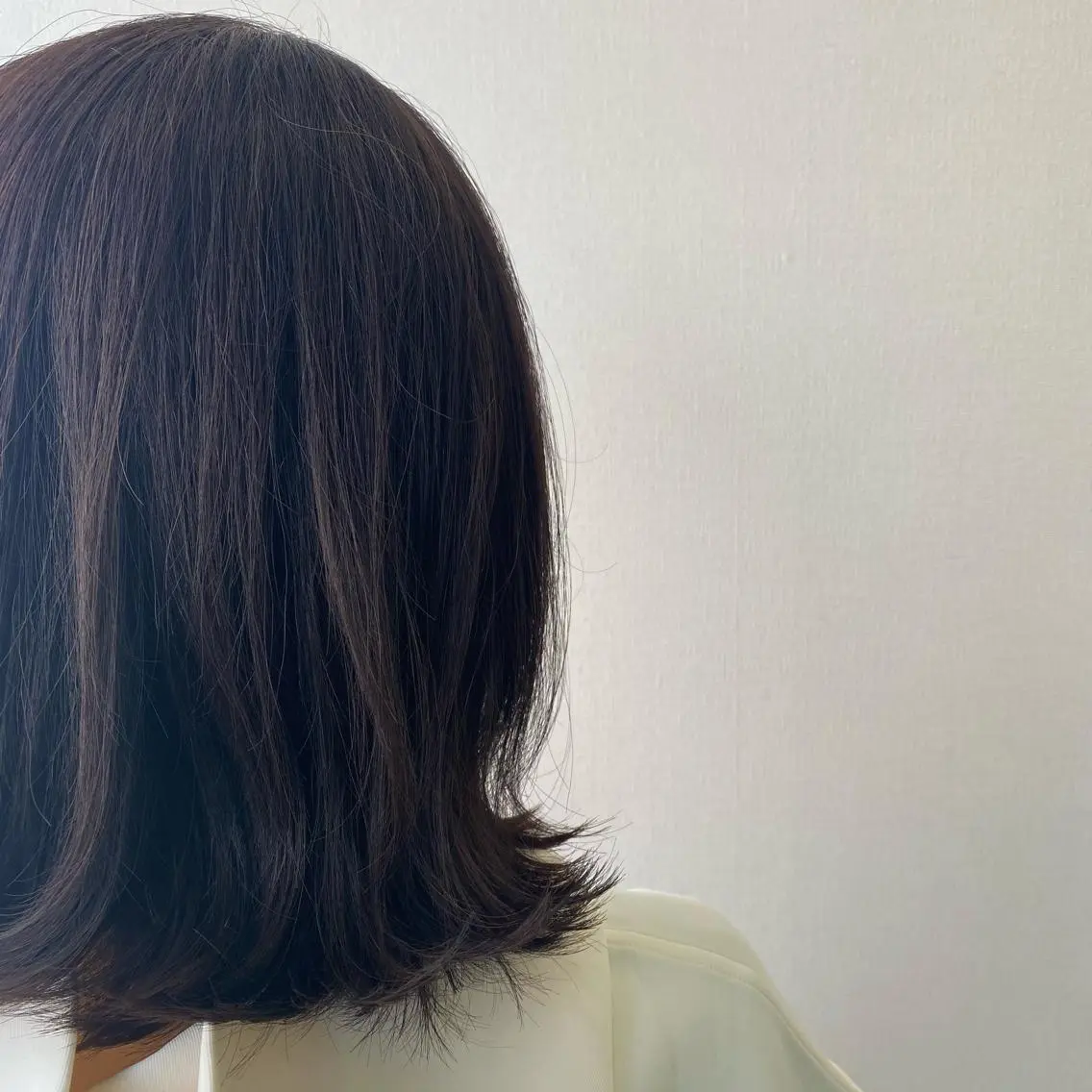 ミディアム ボブ 外ハネヘア . あゆみのヘアスタイル