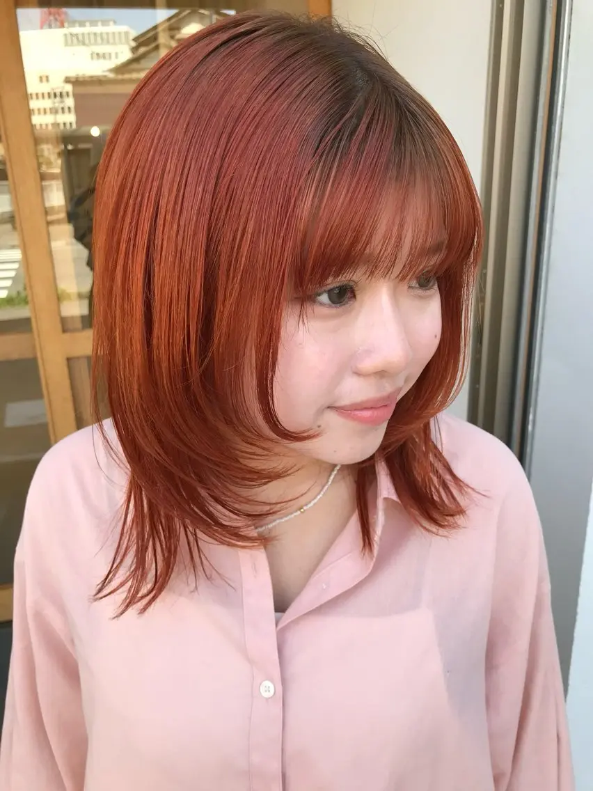 ミディアム カラー 【HI / YA】 ｓｕｚｕのヘアスタイル
