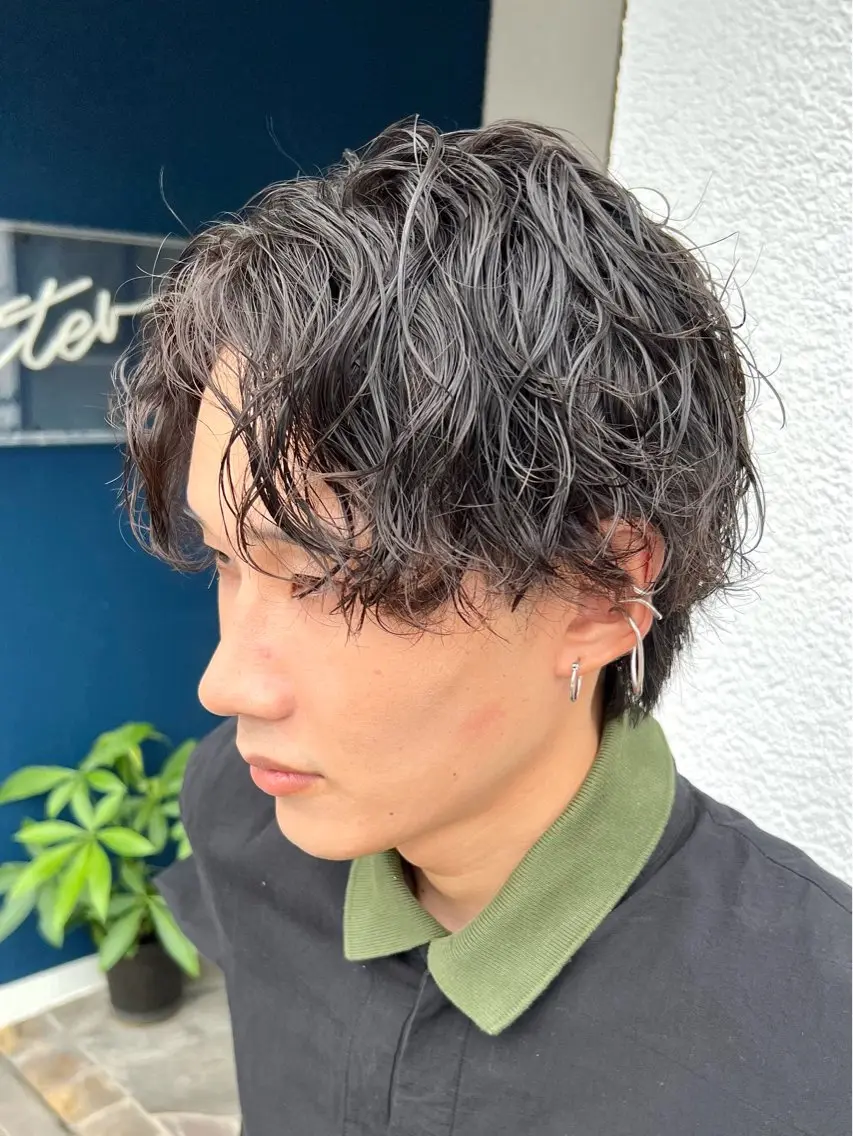 ショート パーマ メンズ メンズパーマ職人 加藤 弘貴のヘアスタイル