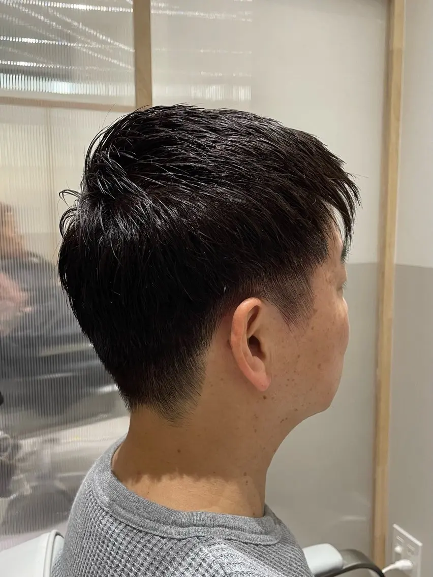 【何度でも!】爽やかメンズカット+フルカラー(白髪染め可)の写真
