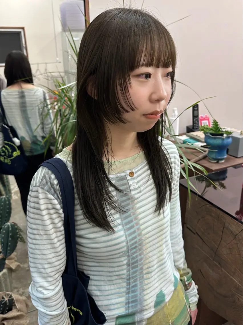 ロング カット ヘアカラー トリートメント 🐏nao /レイヤーカット🐏のヘアスタイル