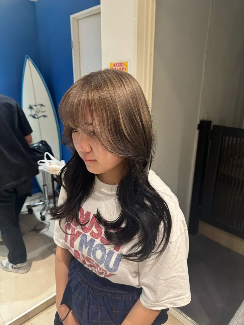ロング カラー 🧸艶髪ハイトーン 🍪chan🍯のヘアスタイル