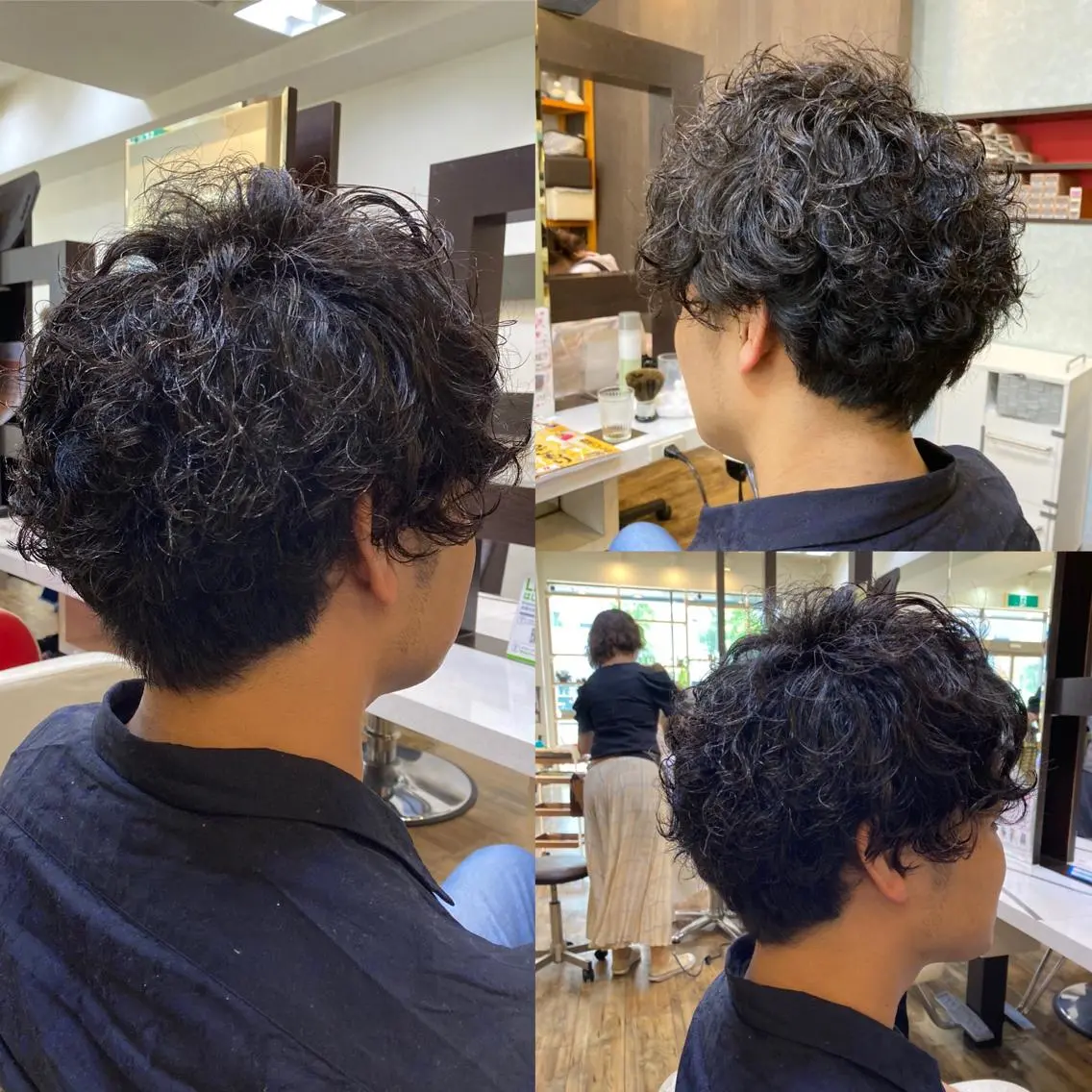 ショート パーマ メンズ メンズパーマ 赤羽、髪質改善サロン 吉野リョウスケのヘアスタイル