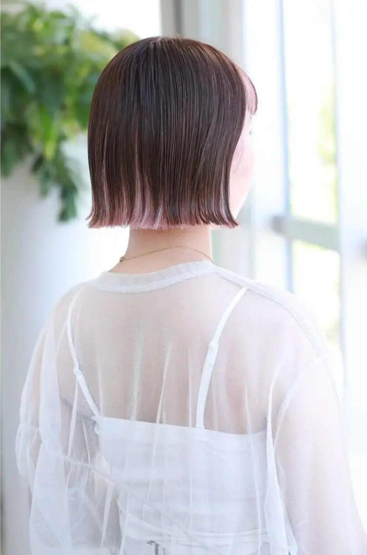 ミディアム ボブ 外ハネヘア CHICCA 津田沼 澤田陽菜のその他イメージ